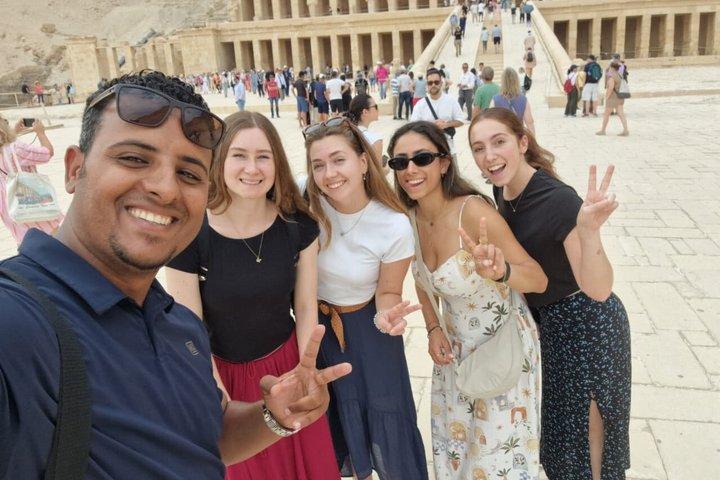 Halvdagstur: Kongernes dal og Hatshepsut-templet og Memnon