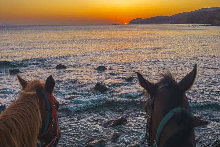 Santorini Family Horseback Adventure : Senderos volcánicos & Paseo por la playa