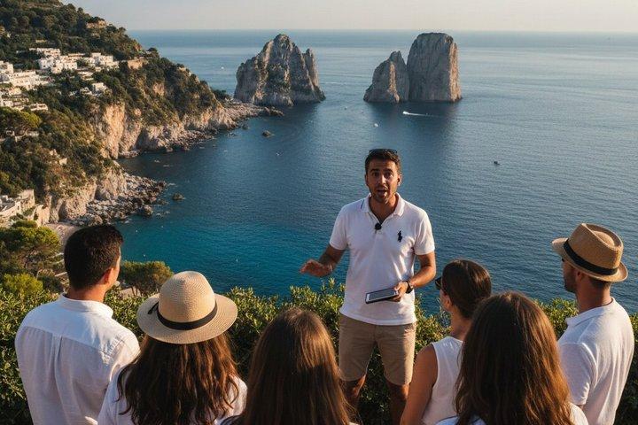 Ultimate Capri land og hav tur fra Salerno