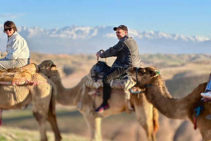 Agafay Desert Sunset Camel Ride and Dinner from Marrakech
