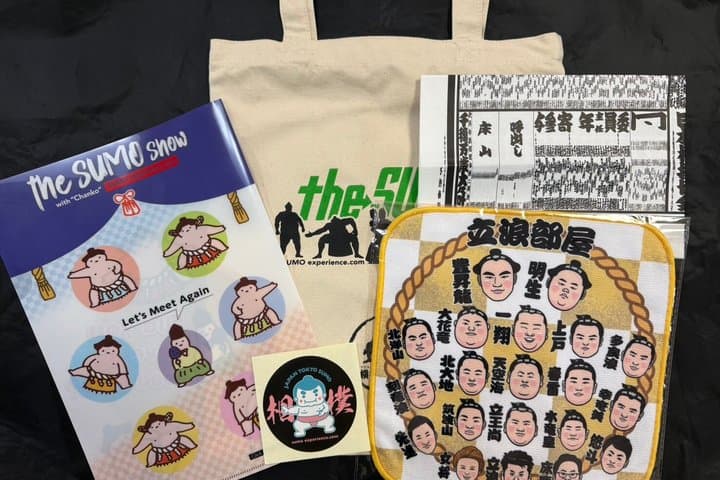 Authentic Tokyo Sumo Practice with Seat, Photos, and Audio Guide