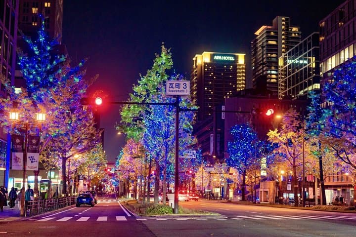 Osaka: LED E-Bike Neon Night Ride to Dotonbori, Namba & Shinsekai