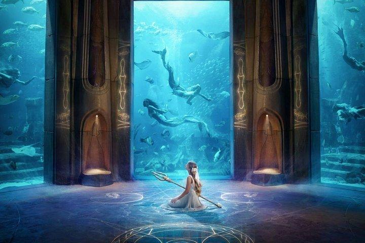 アクアベンチャーワールドドバイのロストワールド水族館