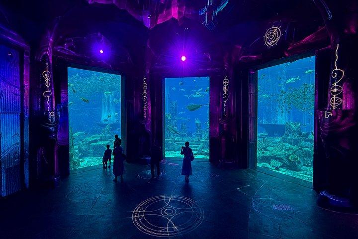 アクアベンチャーワールドドバイのロストワールド水族館
