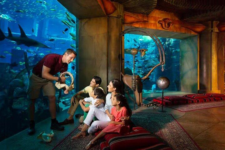 アクアベンチャーワールドドバイのロストワールド水族館
