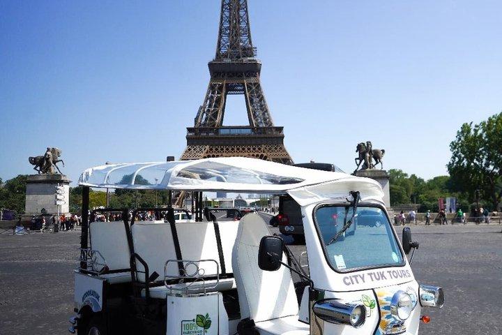 Hoogtepunten van Parijs in privé Eco Tuk Tuk tours