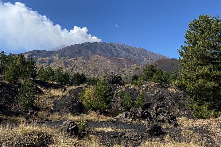 Mount Etna and Taormina from Catania
