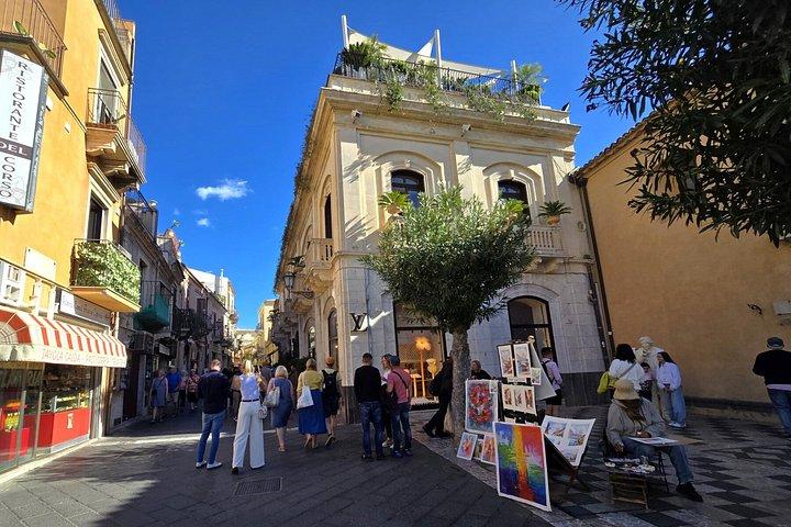 Monte Etna y Taormina desde Catania