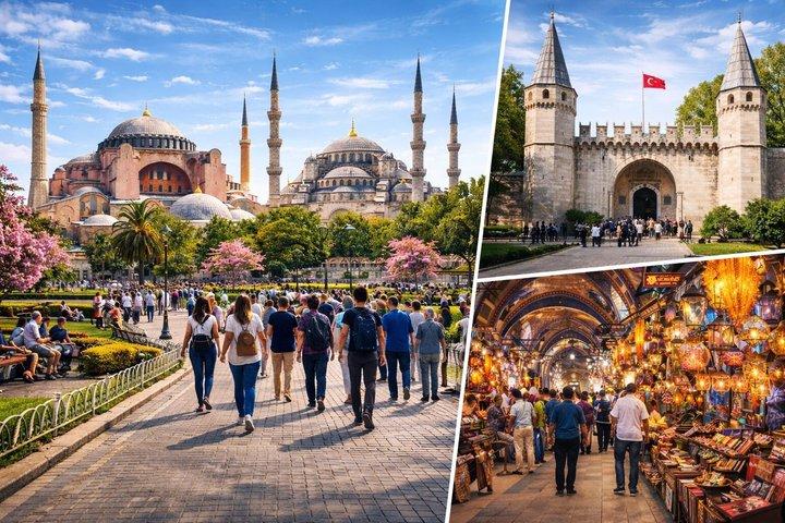 Best of Istanbul: Hagia Sophia,Blue Mosque,Topkapi Palace &Bazaar