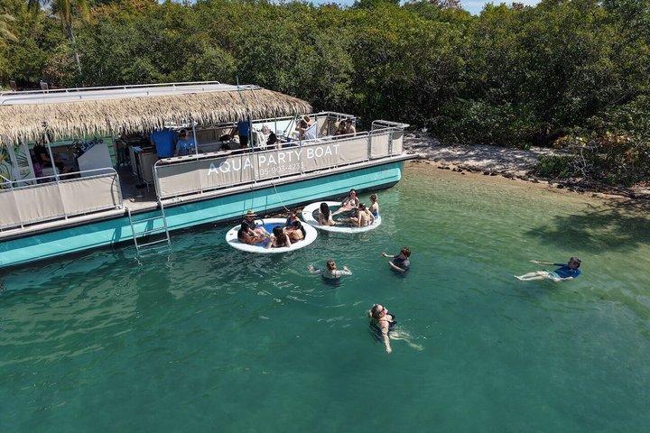 Excursão de barco em Miami com animais selvagens e natação