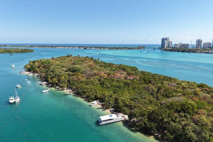 Excursão de barco em Miami com animais selvagens e natação