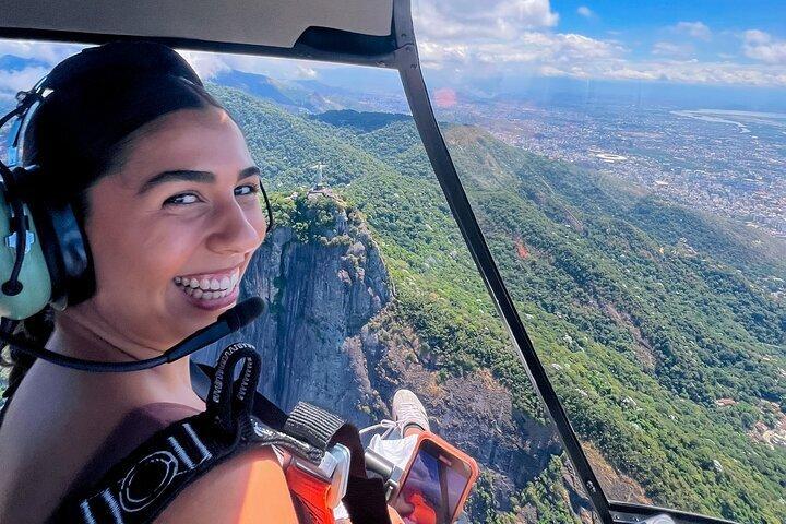 Rio de Janeiro: Private Open-Cockpit Helicopter Flight + Transfer