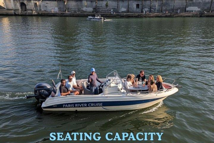 Paris Private Seine River Cruise with your Captain Guide