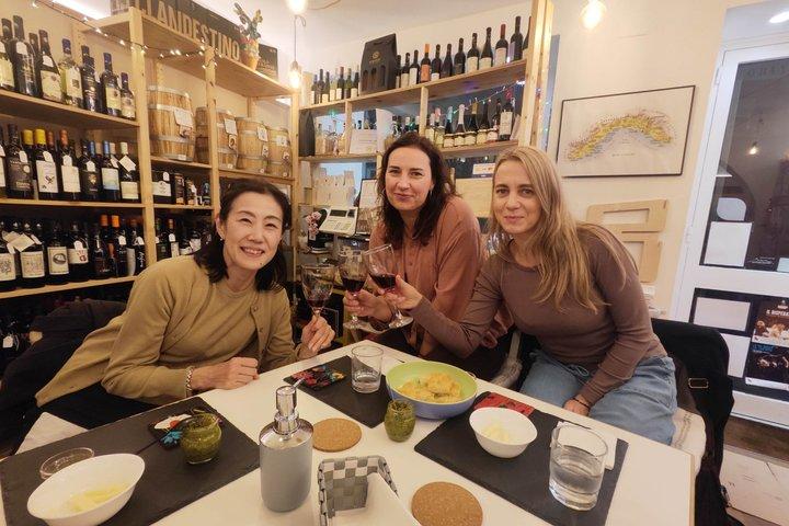 Genua : 5 Ligurische wijnen met Pesto, Focaccia & kaasproeverij