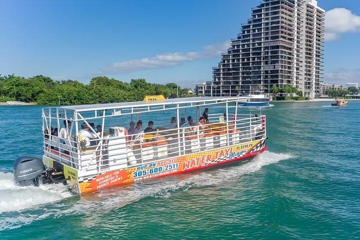 Vandtaxi mellem Bayside Marketplace og South Beach