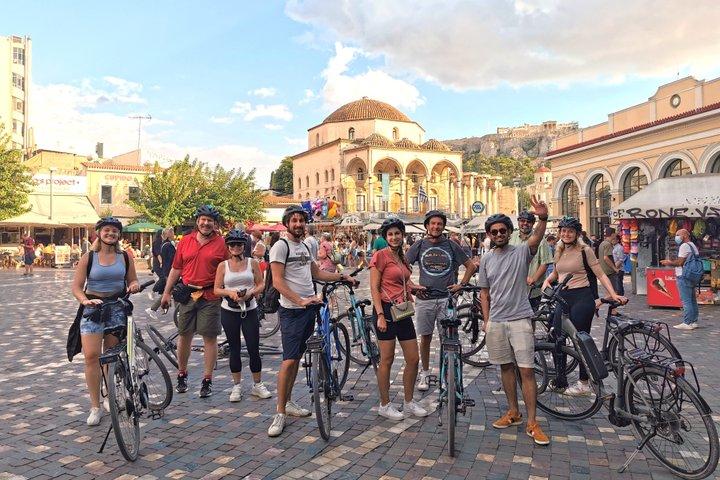 Athens lille gruppe E-cykel tur