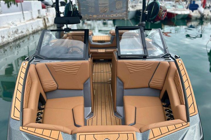 Private boat in Marbella with drinks and water sports