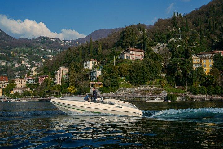 Bootstour auf dem Comer See mit Prosecco und Geschichten