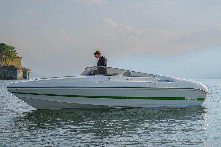 Bootstour auf dem Comer See mit Prosecco und Geschichten