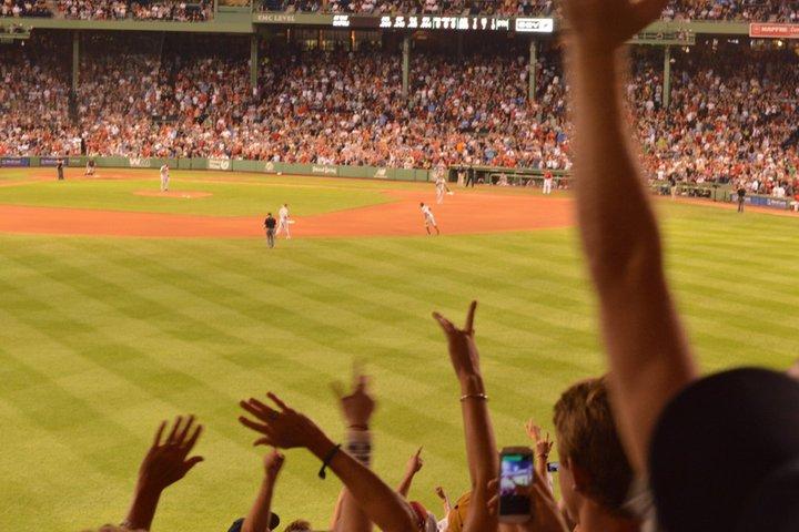 Boston Red Sox basebollmatch på Fenway Park