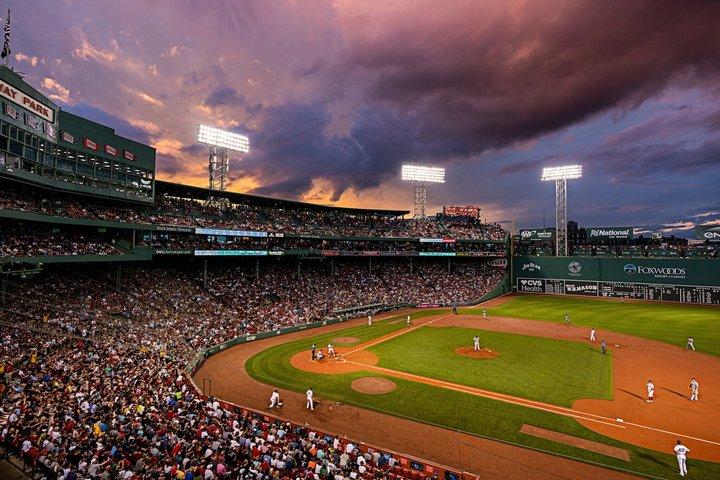 Boston Red Sox basebollmatch på Fenway Park