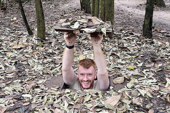 Cu Chi Tunnels Halber Tag des Abenteuers