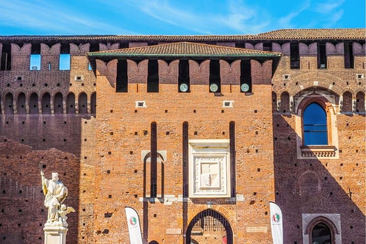 Milan Sforzesco Castle Entry Ticket with Audio Guide