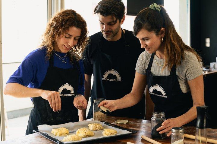 Athens 2-Hour Greek Street Food Cooking Class with Meal