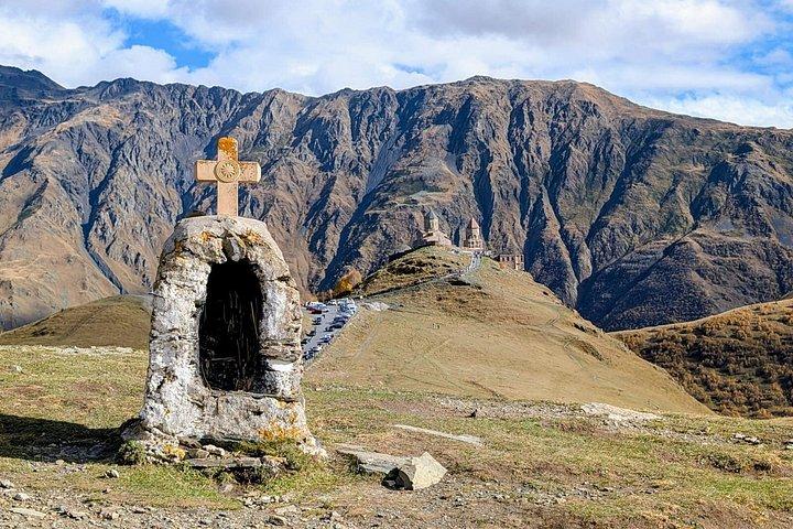 Tour privato di Kazbegi e Gudauri da Tbilisi