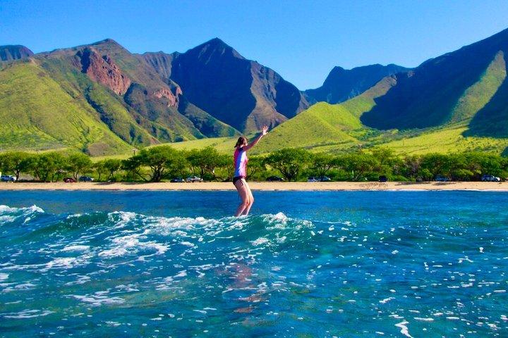 Incrível "1 - em - 1" Lição de Surfe Privada em Ukumehame Beach