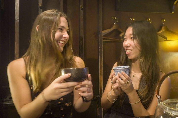 Experimentação de chá Japonês e Shochu em Osaka