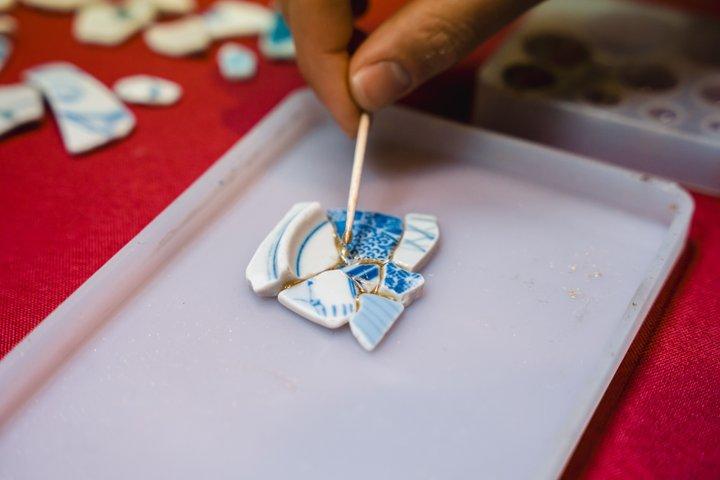 Tokyo Kintsugi Accessory Making Workshop in Shibuya