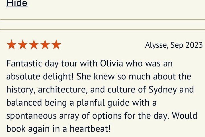 Sydney Private Highlights and Local Treasures Tour