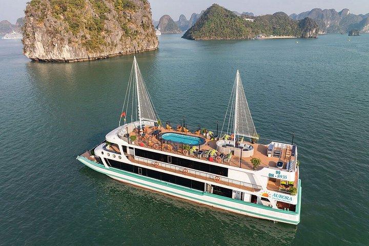 Best deal -Halong Day Cruise - lunch buffet, kayak, sunset party