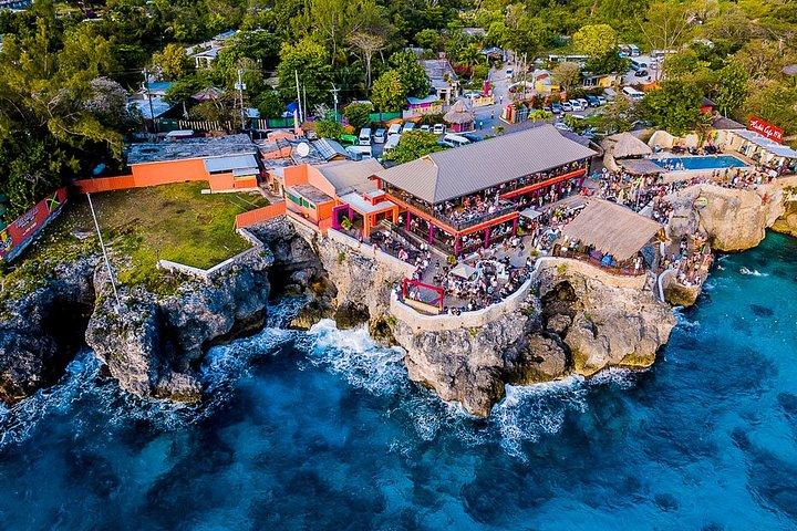 Negril Beach and Ricks Cafe Cliff Jumping and Sunset View Jamaica