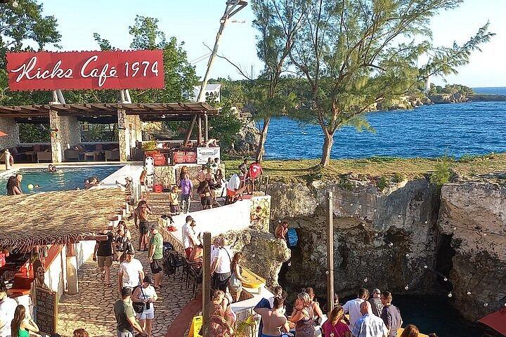 Negril Beach and Ricks Cafe Cliff Jumping and Sunset View Jamaica
