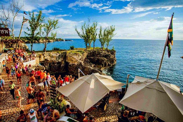 Negril Beach and Ricks Cafe Cliff Jumping and Sunset View Jamaica