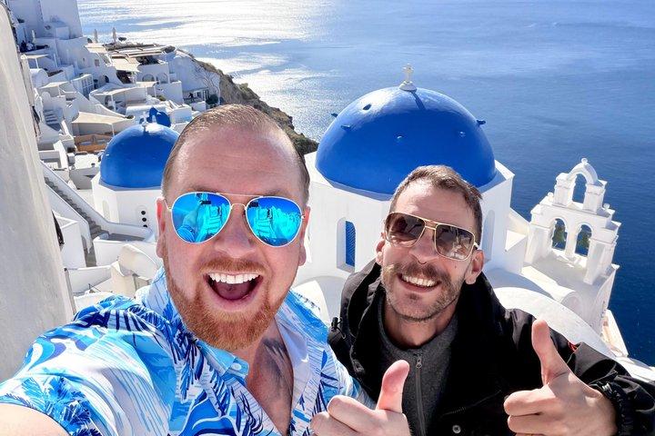 Santorini Instagram Tour Melhores pontos de fotografia Vista panorâmica