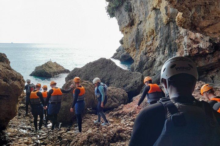 Coasteering y lancha rápida, Arrábida Setúbal, Sesimbra cerca de Lisboa