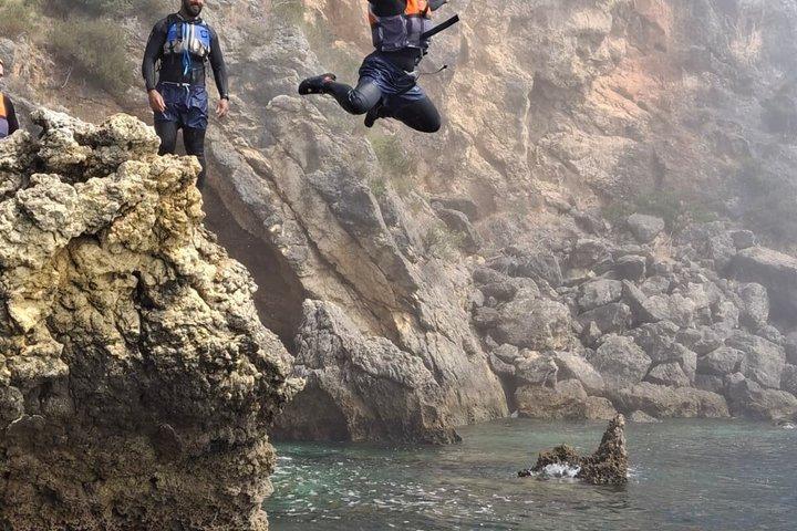 Coasteering y lancha rápida, Arrábida Setúbal, Sesimbra cerca de Lisboa