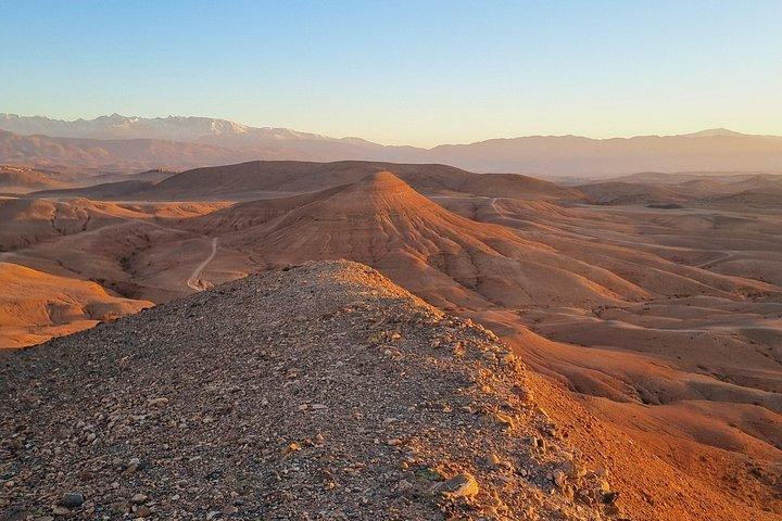 Agafay Desert Hiking Tour with Pool Access and Lunch Experience
