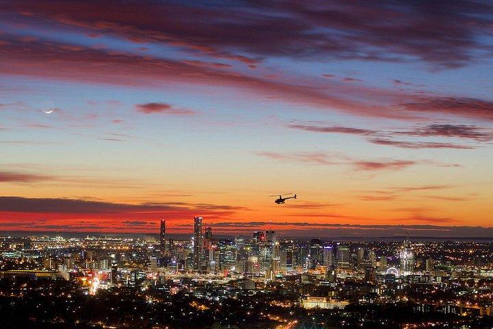 Sunset Private Brisbane CBD + Mt Coot-tha Helicopter Experience