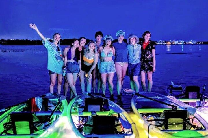 LED Night Kayaking på Clearwater Beach