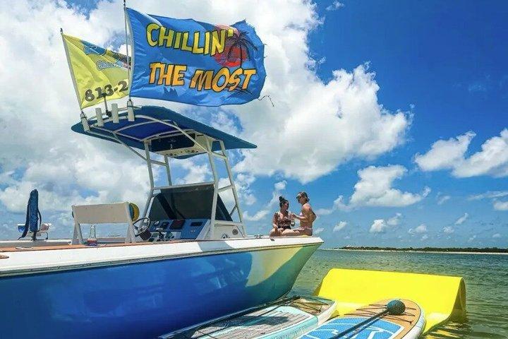クリアウォータービーチでの2時間のプライベートボートチャーター
