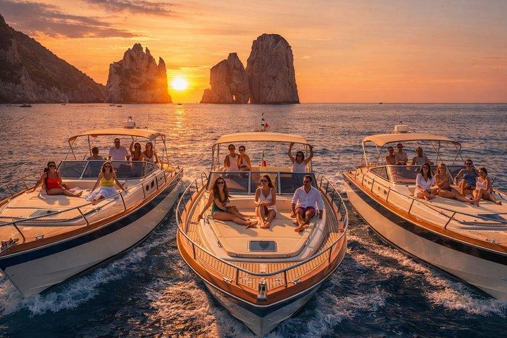 Private Amalfikysten Sunset Boat Tour