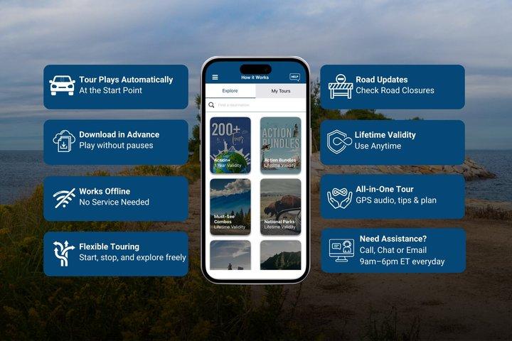Massachusetts Self-Guided Audio Tour Bundle : 10 + Tours