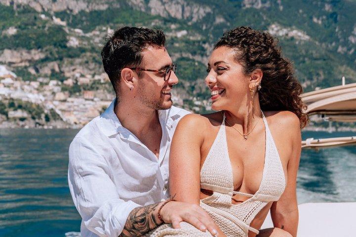 Visita de barco de Positano com Limoncello e paradas de fotos