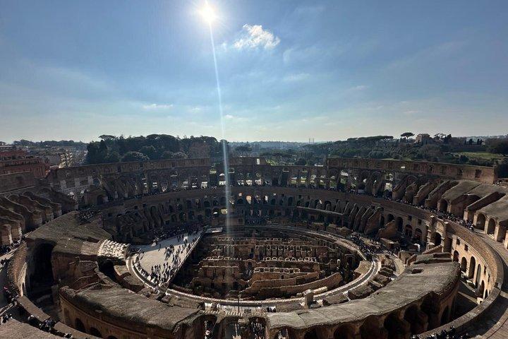 Visite guidée privée de Colosseum Gladiator Arena et Forum romain