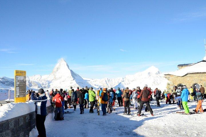 Private Zermatt Culturele Kerstwandeling met Matterhorn uitzicht