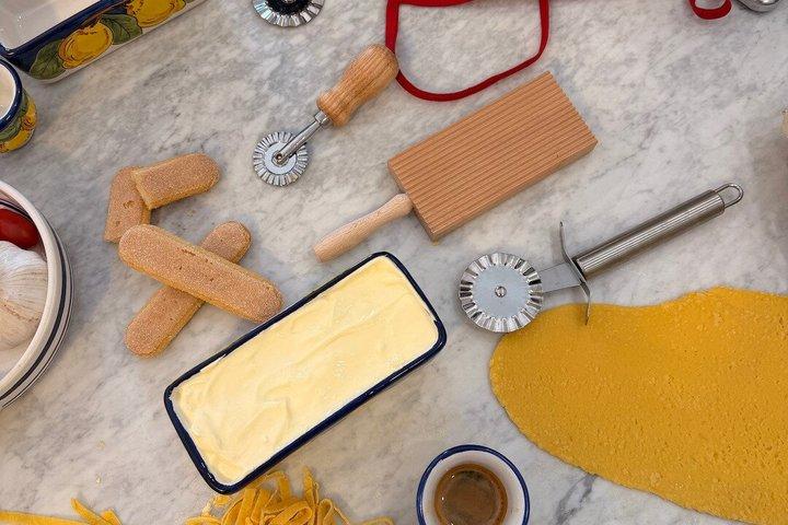 Classe di pasta e tiramisù kosher con spritz di Trastevere